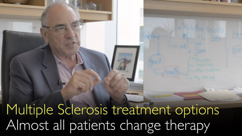 Multiple Sklerose. Behandlungsmöglichkeiten. Alle Patienten wechseln im Krankheitsverlauf die Medikamente. 2