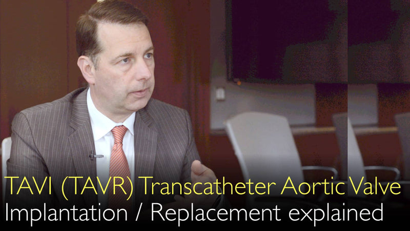 Transkatheter-Aortenklappenimplantation (Ersatz) erklärt. TAVI oder TAVR. 2