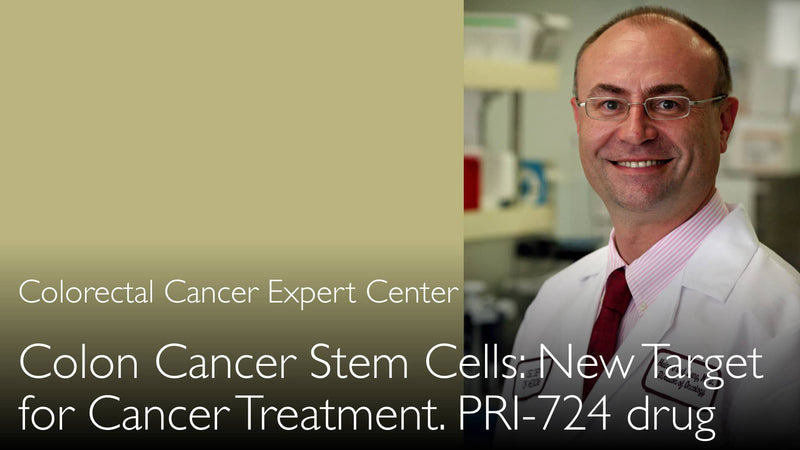 Stammzellen in der Darmkrebsbehandlung. PRI-724-Chemotherapie. 7
